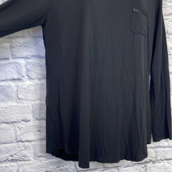 SOMA Long Sleeve Slub Tee Black light weight size M new - Picture 10 of 12